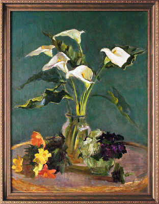 Яновская Ольга Дмитриевна. Каллы и летние георгины